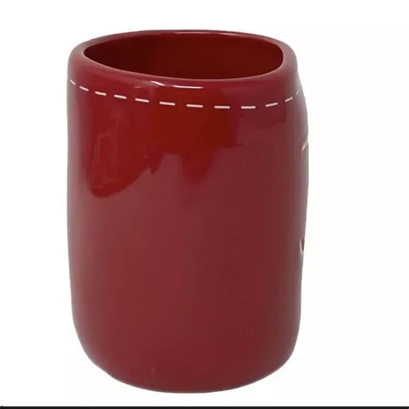 Rae Dunn Joy Stitch Holiday Mug Christmas Coffee Tea Cook Gift Matching Festive - Picture 2 of 6